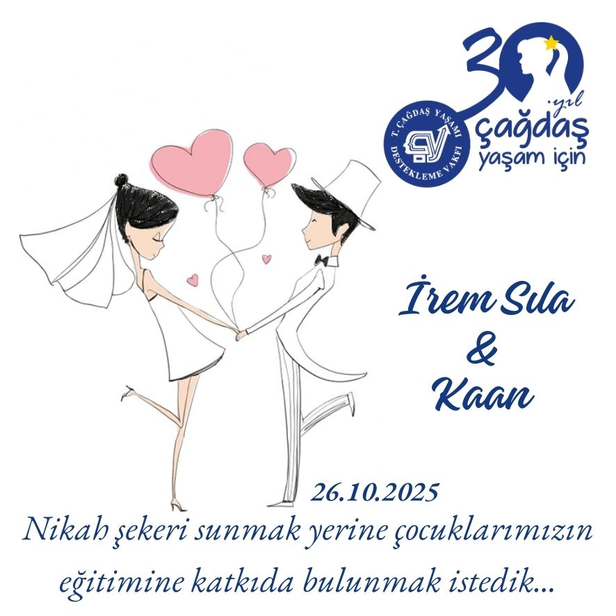Bilgi Kartı El Ele 7,5 x 7,5 cm  Nikah