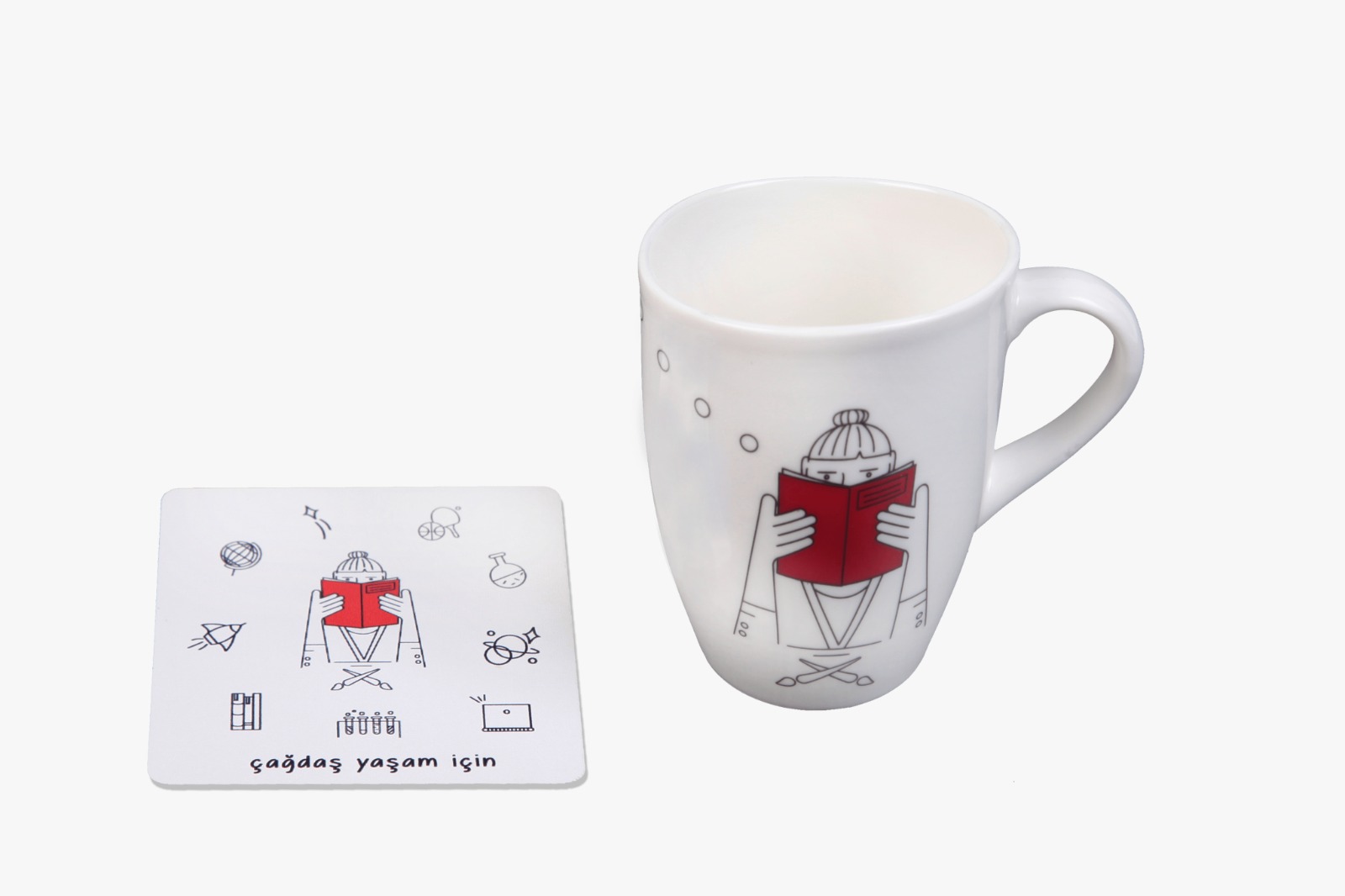 Kupa-Bardak Altı Kızın Hayali Set