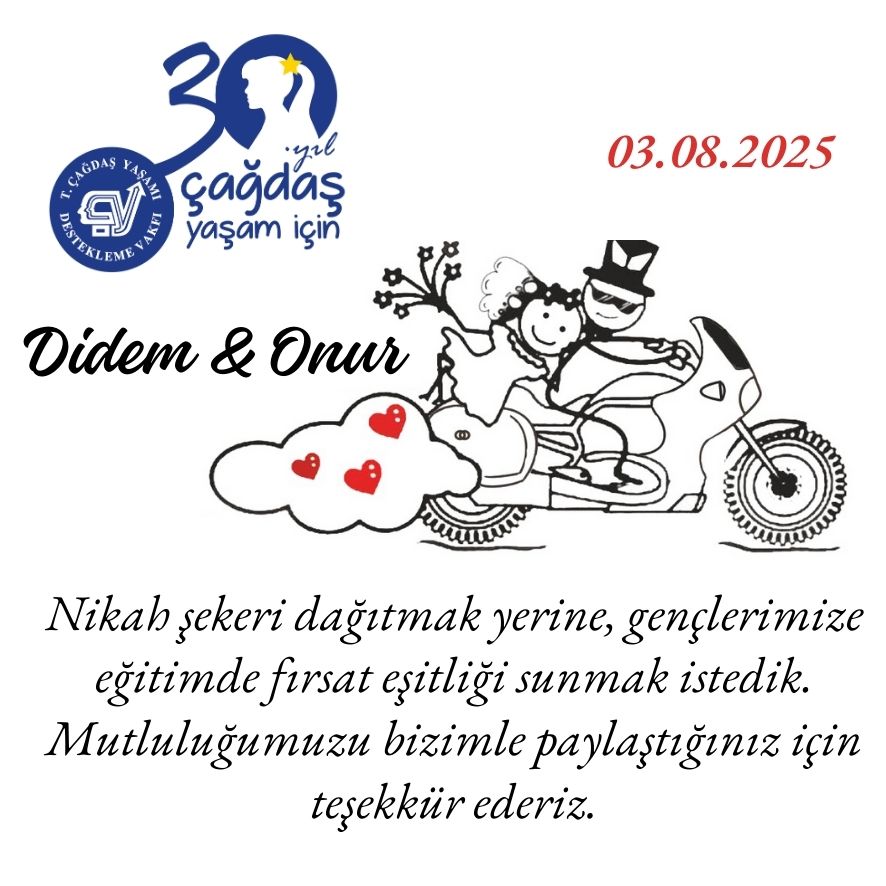 Bilgi Kartı Motorsiklet 7,5 x 7,5 cm Nikah