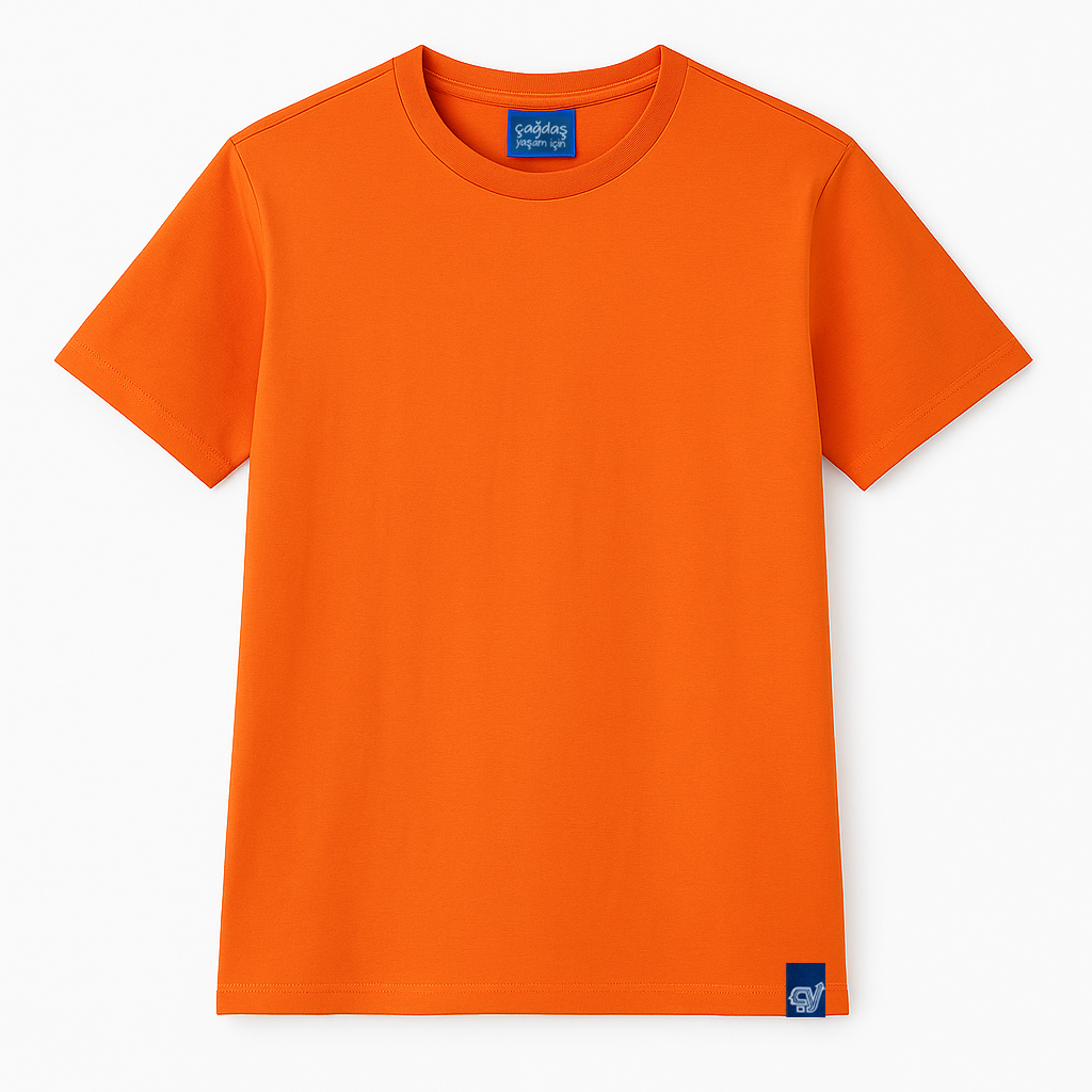 T-Shirt Çağdaş Yaşam İçin Turuncu L