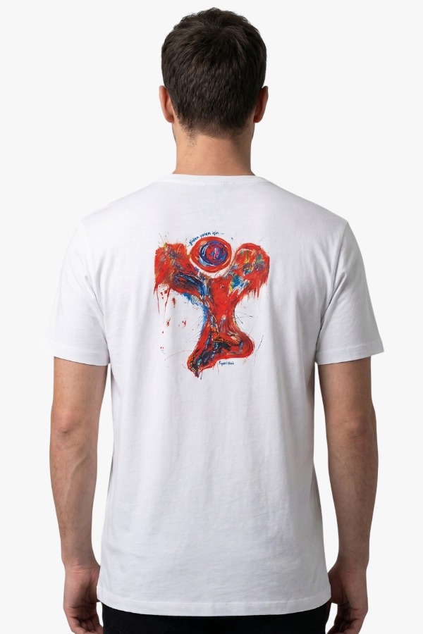 T-Shirt Göbeklitepe Pamuklu Beyaz - XL